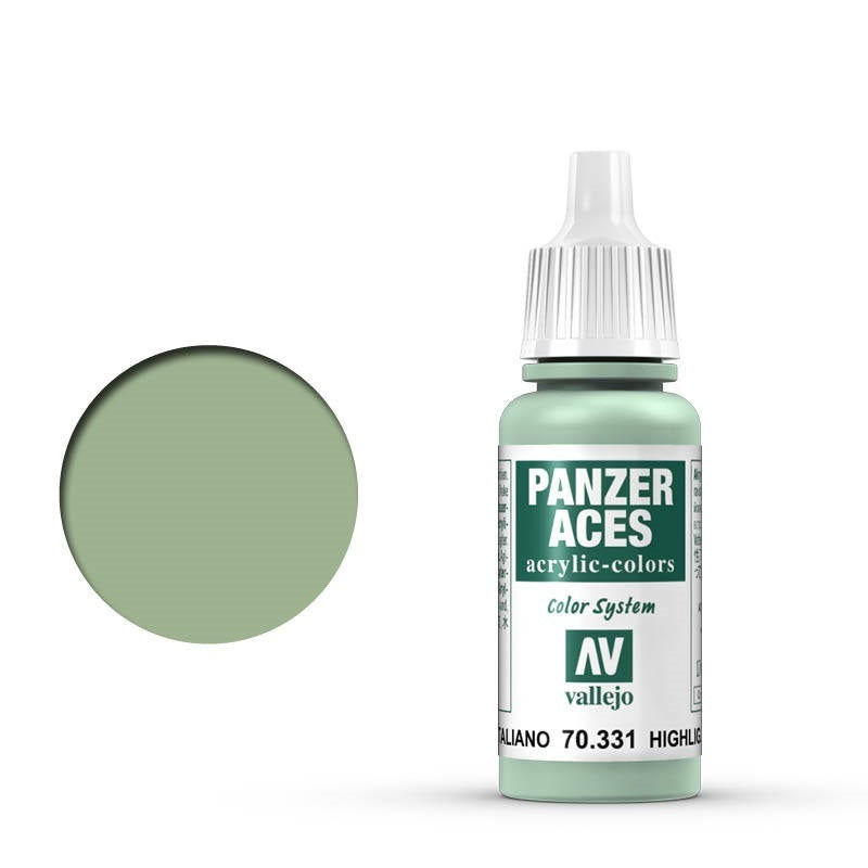 AV70331 Vallejo Panzer Aces Italian Tanker Highlights 17 ml Acrylic Paint [70331]