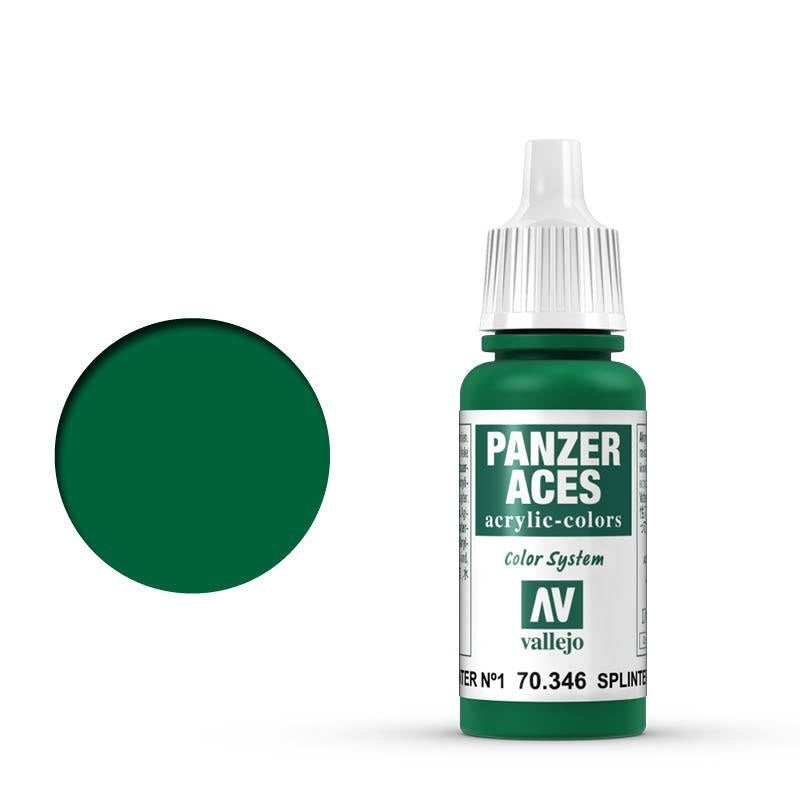 AV70346 Vallejo Panzer Aces Splinter Blotches I 17 ml Acrylic Paint [70346]