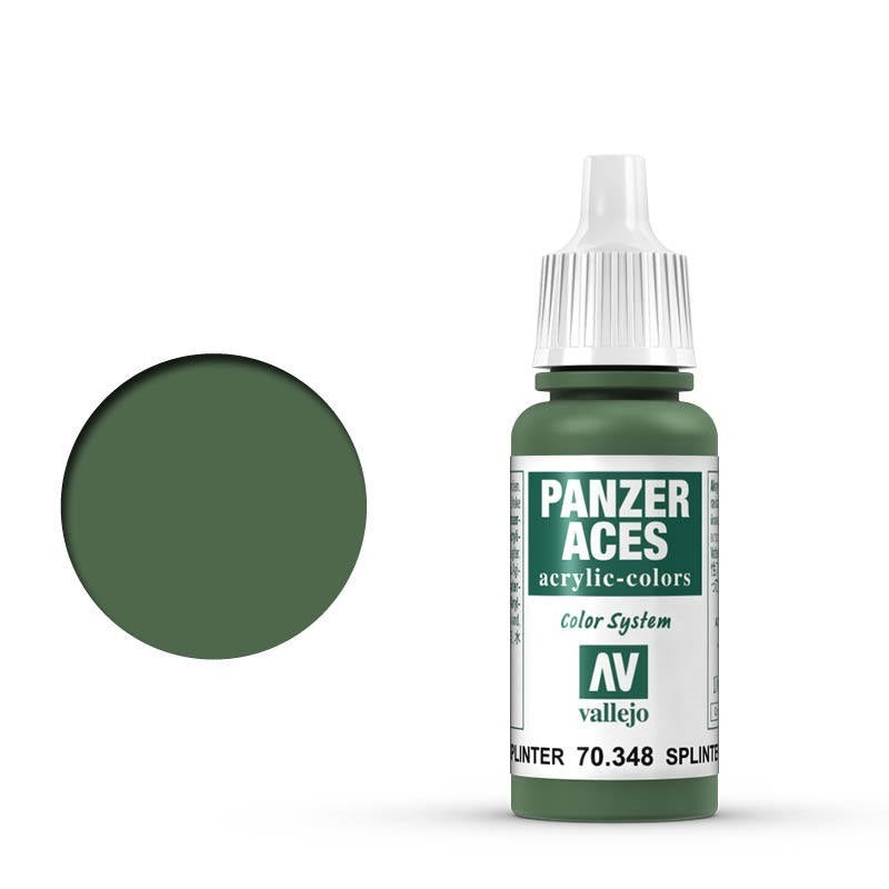 AV70348 Vallejo Panzer Aces Splinter Strips 17 ml Acrylic Paint [70348]