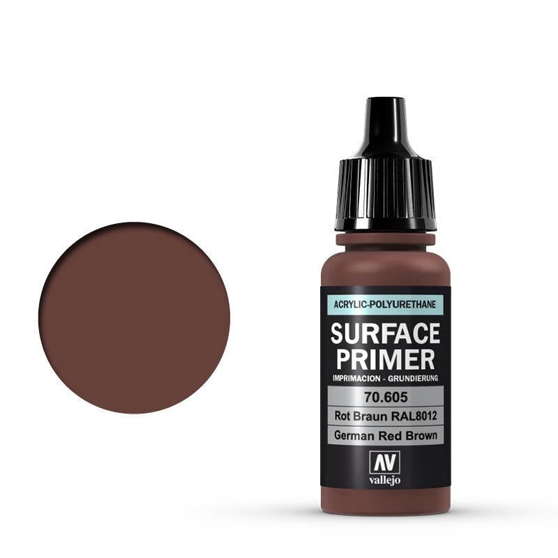 AV70605 Vallejo Surface Primer German Red Brown 17 ml [70605] Vallejo