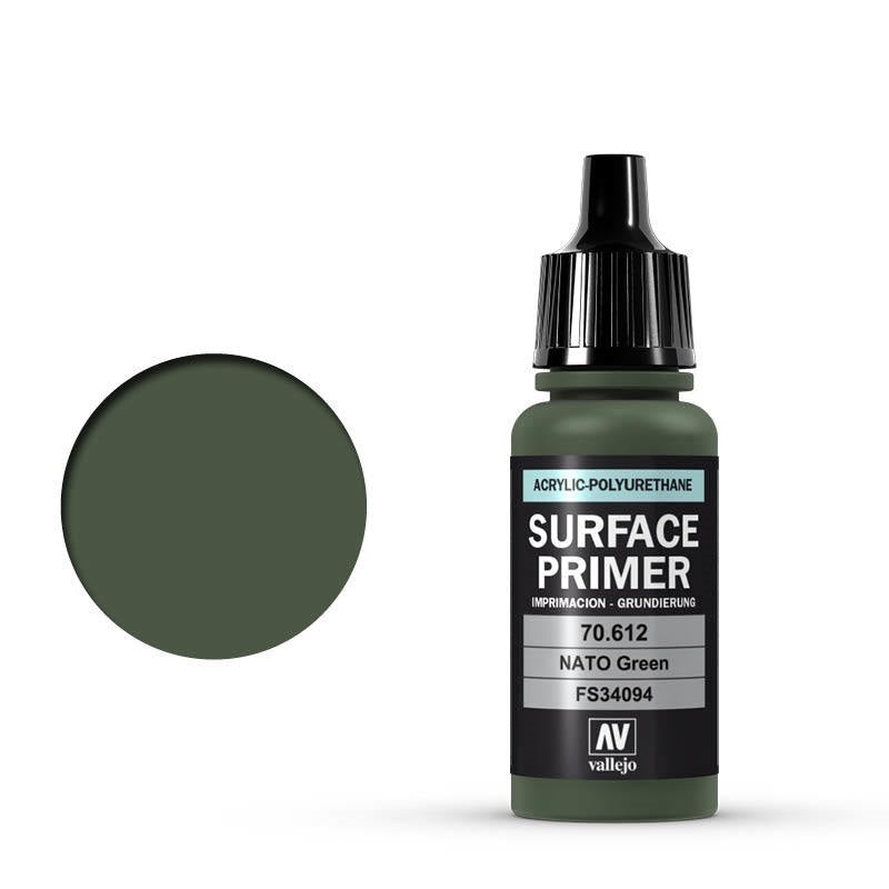 AV70612 Vallejo Surface Primer NATO Green 17 ml [70612] Vallejo