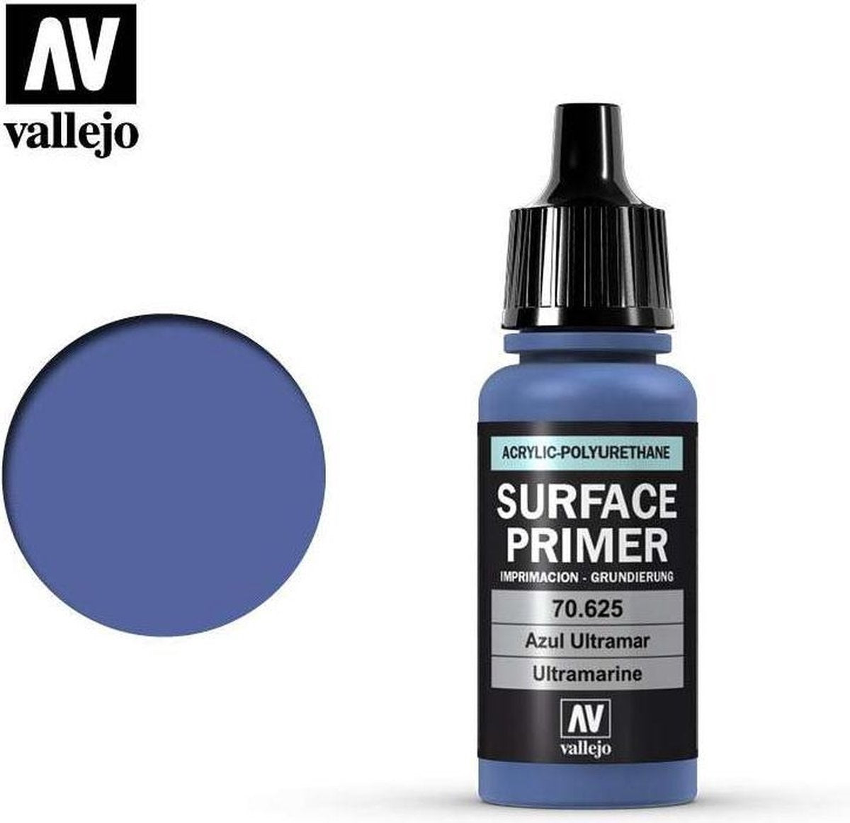 AV70625-OLD Vallejo Primer Ultramarine 17 ml [70625] - Old Formulation Vallejo