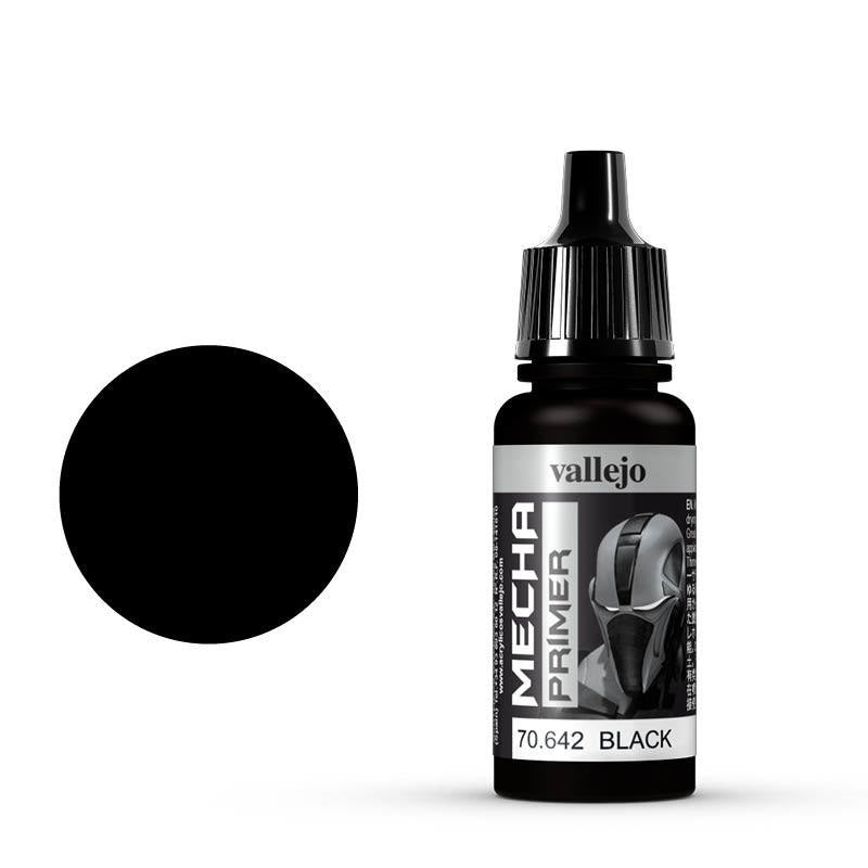 AV70642 Vallejo Mecha Colour Black Primer 17ml [70642] Vallejo