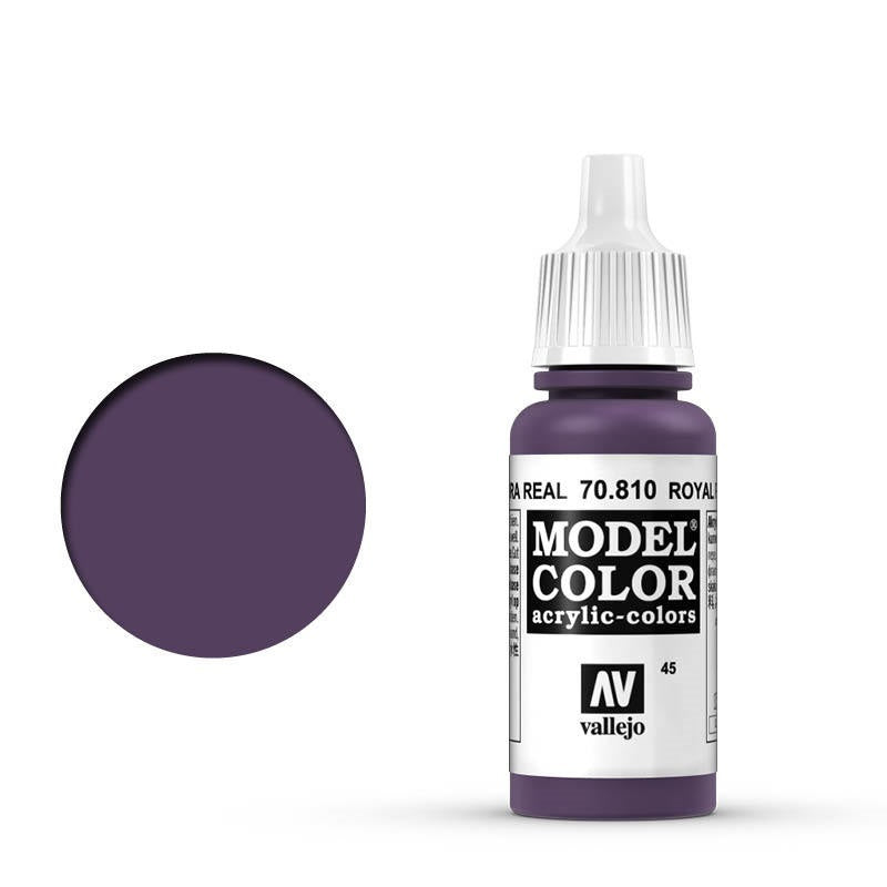 AV70810 Vallejo Model Colour #045 Royal Purple 17 ml Acrylic Paint [70810] Vallejo