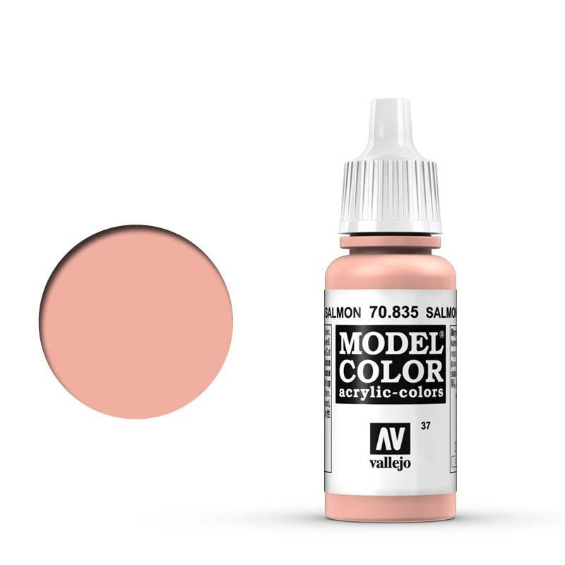 AV70835 Vallejo Model Colour #037 Salmon Rose 17 ml Acrylic Paint [70835] Vallejo