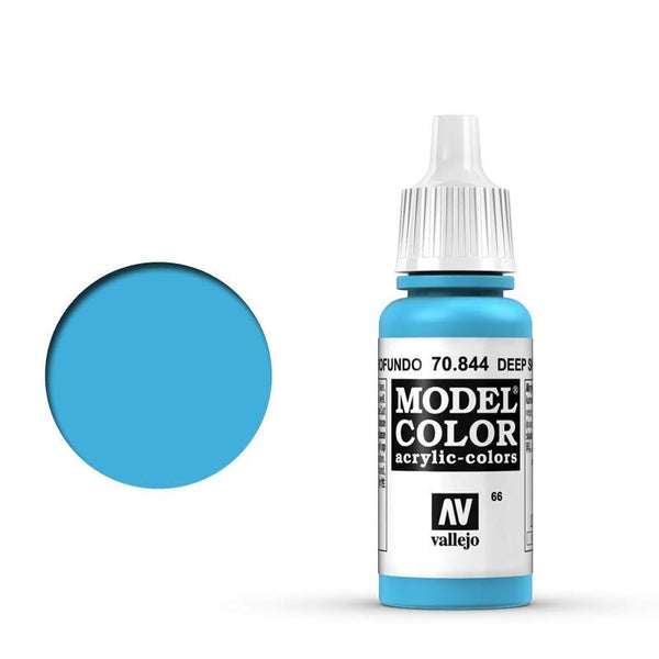 AV70844 Vallejo Model Colour #066 Deep Sky Blue 17 ml Acrylic Paint [70844]