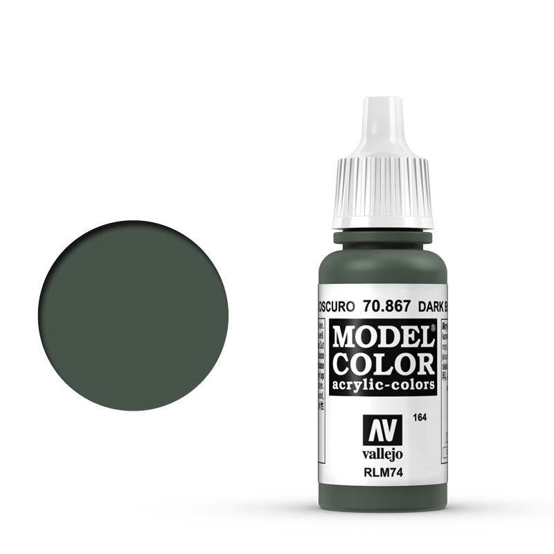 AV70867 Vallejo Model Colour #164 Dark Bluegrey 17 ml Acrylic Paint [70867] Vallejo