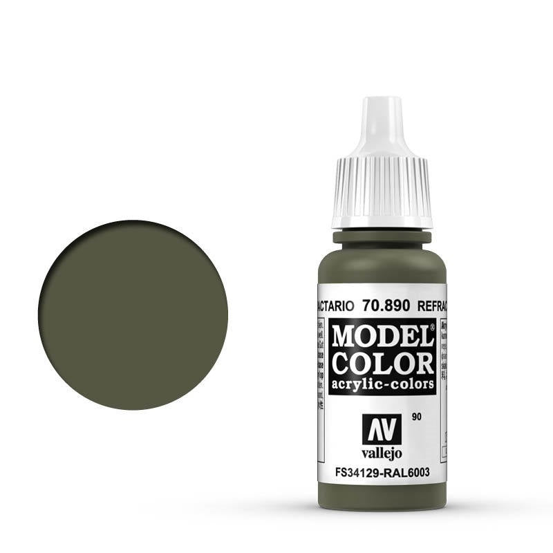 AV70890 Vallejo Model Colour #090 Retractive Green 17 ml Acrylic Paint [70890] Vallejo