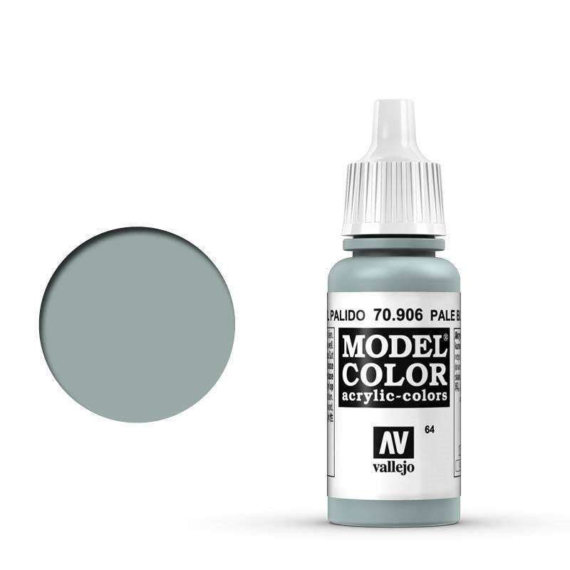 AV70906 Vallejo Model Colour #064 Pale Blue 17 ml Acrylic Paint [70906] Vallejo