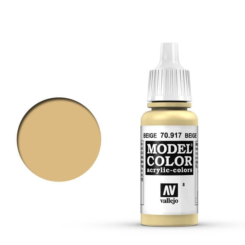 AV70917 Vallejo Model Colour #008 Beige 17 ml Acrylic Paint [70917] Vallejo