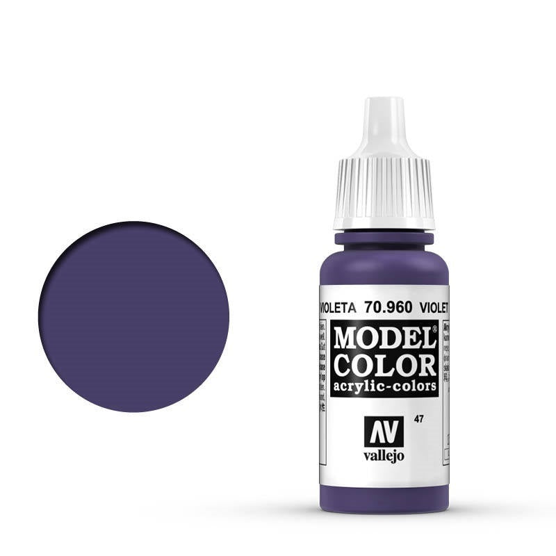 AV70960 Vallejo Model Colour #047 Violet 17 ml Acrylic Paint [70960] Vallejo