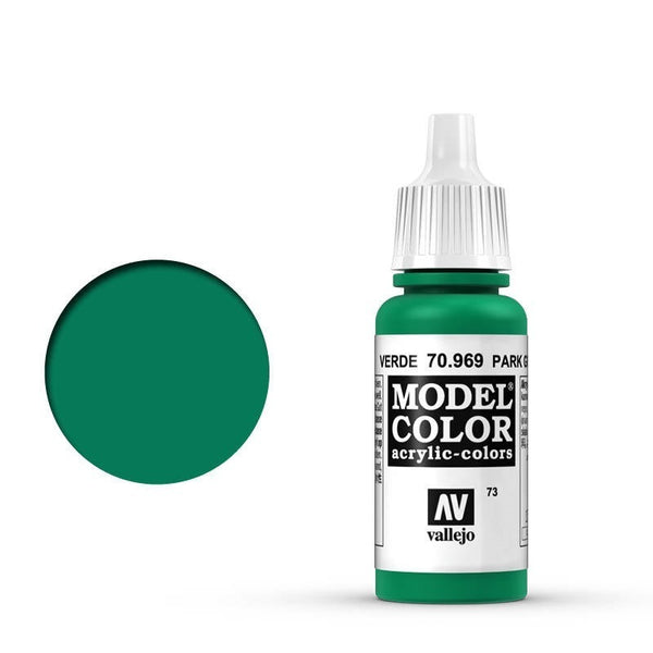 AV70969 Vallejo Model Colour #073 Park Green Flat 17 ml Acrylic Paint [70969]