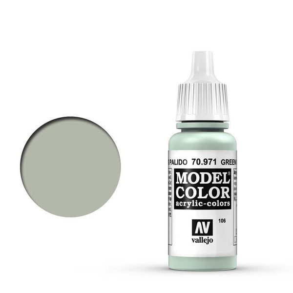 AV70971 Vallejo Model Colour #106 Green Grey 17 ml Acrylic Paint [70971]