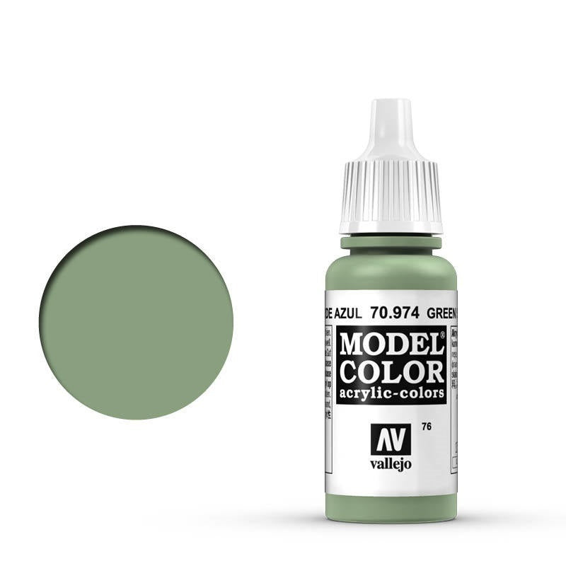 AV70974 Vallejo Model Colour #076 Green Sky 17 ml Acrylic Paint [70974] Vallejo