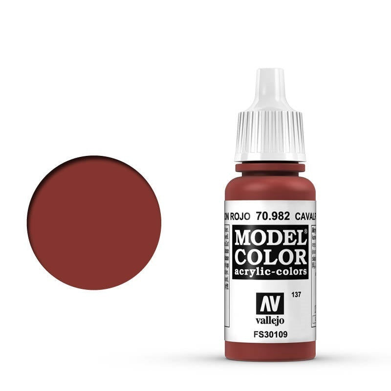 AV70982 Vallejo Model Colour #137 Cavalry Brown 17 ml Acrylic Paint [70982] Vallejo