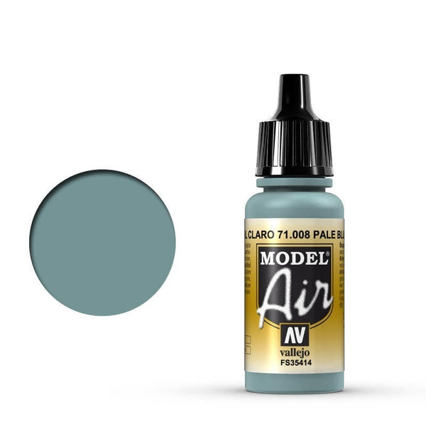 AV71008 Vallejo Model Air Pale Blue 17 ml Acrylic Airbrush Paint [71008]