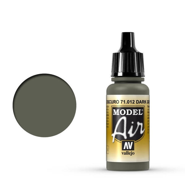 AV71012 Vallejo Model Air Dark Green 17 ml Acrylic Airbrush Paint [71012]