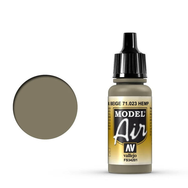 AV71023 Vallejo Model Air Hemp 17 ml Acrylic Airbrush Paint [71023]