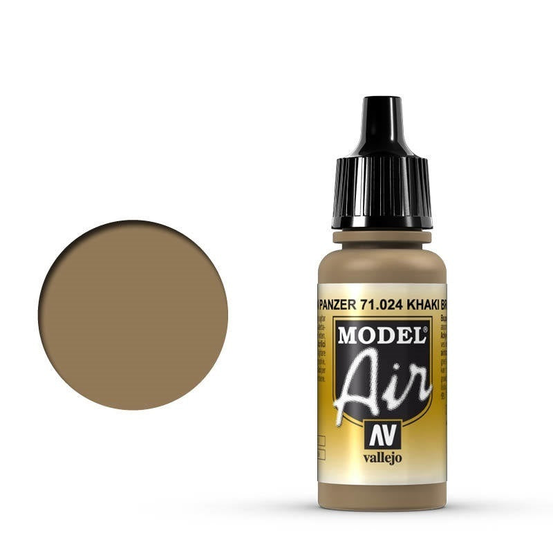 AV71024 Vallejo Model Air Khaki Brown 17 ml Acrylic Airbrush Paint [71024]