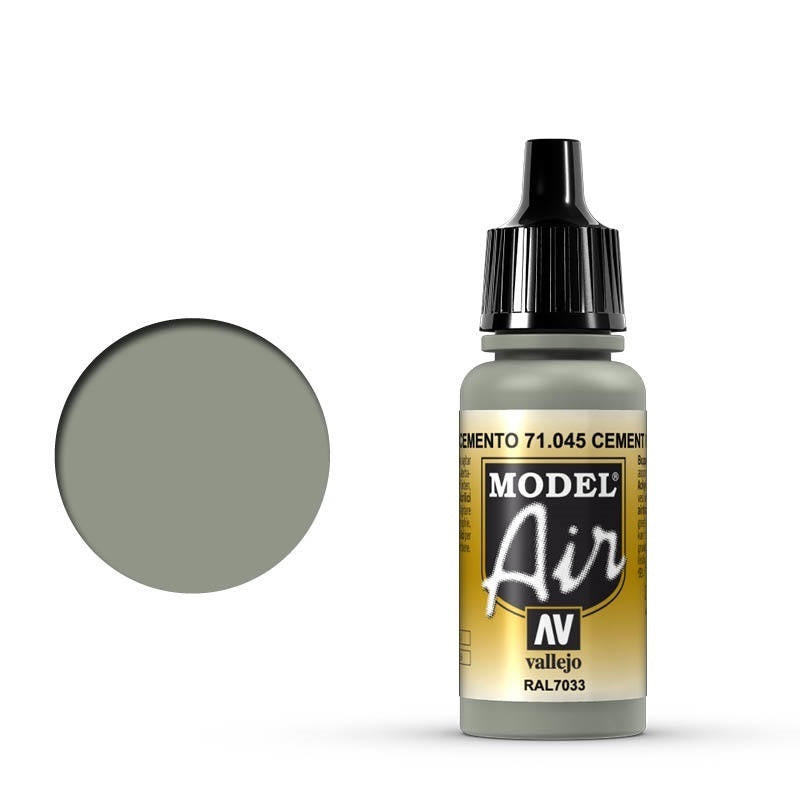 AV71045 Vallejo Model Air Cement Gray 17 ml Acrylic Airbrush Paint [71045] Vallejo