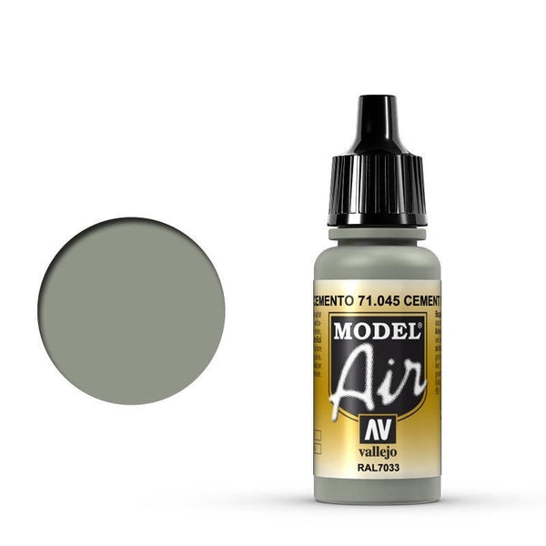 AV71045 Vallejo Model Air Cement Gray 17 ml Acrylic Airbrush Paint [71045]