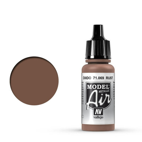 AV71069 Vallejo Model Air Rust 17 ml Acrylic Airbrush Paint [71069]