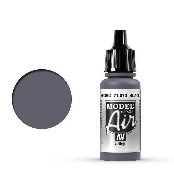 AV71073 Vallejo Model Air Black 17 ml Acrylic Airbrush Paint [71073]