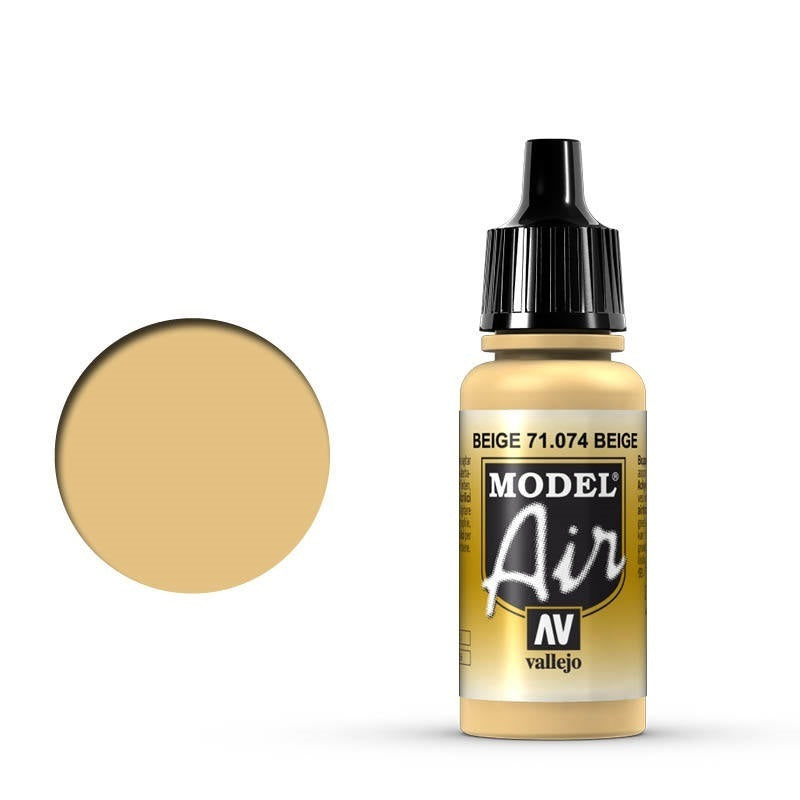 AV71074 Vallejo Model Air Beige 17 ml Acrylic Airbrush Paint [71074] Vallejo