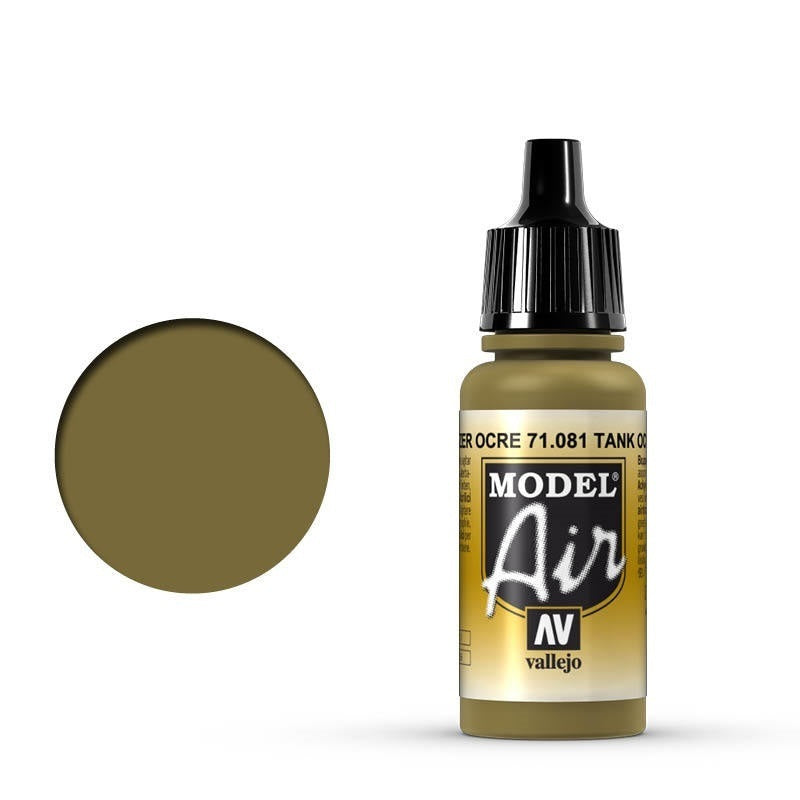 AV71081 Vallejo Model Air Tank Ochre 1943 17 ml Acrylic Airbrush Paint [71081] Vallejo