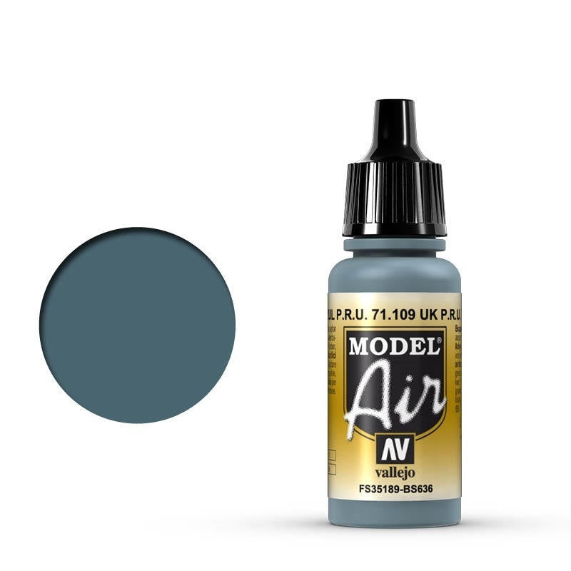 AV71109 Vallejo Model Air UK PRU Blue 17 ml Acrylic Airbrush Paint [71109]