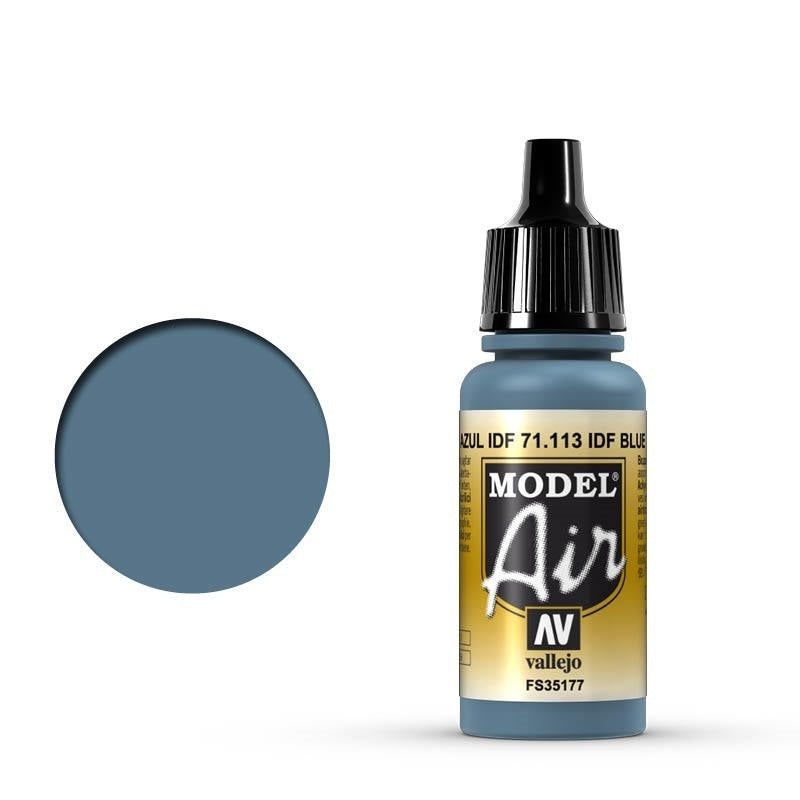 AV71113 Vallejo Model Air IDF Blue 17 ml Acrylic Airbrush Paint [71113]