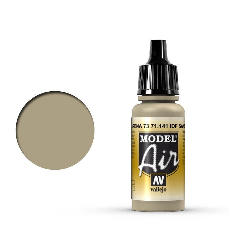 AV71141 Vallejo Model Air IDF Sand Gray 73 17 ml Acrylic Airbrush Paint [71141]