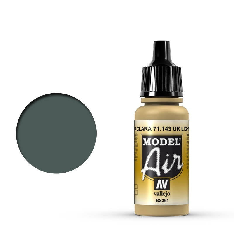 AV71143 Vallejo Model Air UK Light Stone 17 ml Acrylic Airbrush Paint [71143] Vallejo