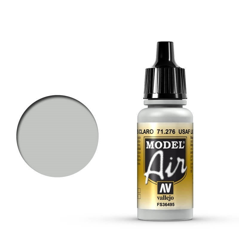 AV71276 Vallejo Model Air USAF Light Gray 17 ml Acrylic Airbrush Paint [71276] Vallejo