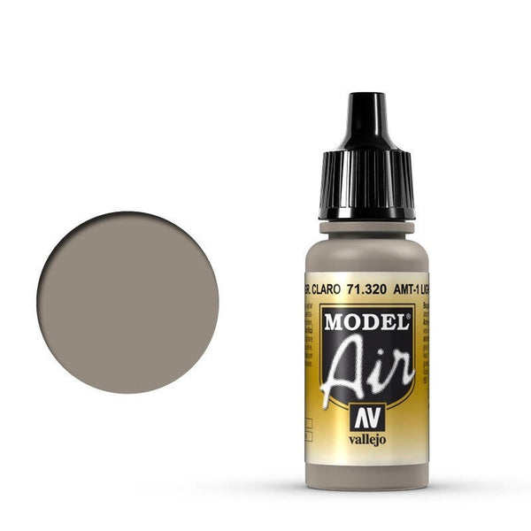 AV71320 Vallejo Model Air AMT-1 Light Greyish Brown 17 ml Acrylic Airbrush Paint [71320]