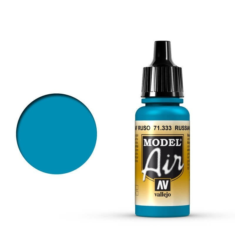 AV71333 Vallejo Model Air Russian AF Blue 17ml Acrylic Airbrush Paint [71333] Vallejo