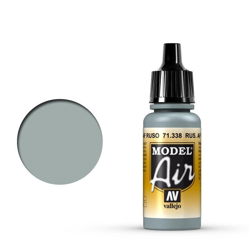 AV71338 Vallejo Model Air Russian AF Grey Blue 17ml Acrylic Airbrush Paint [71338] Vallejo