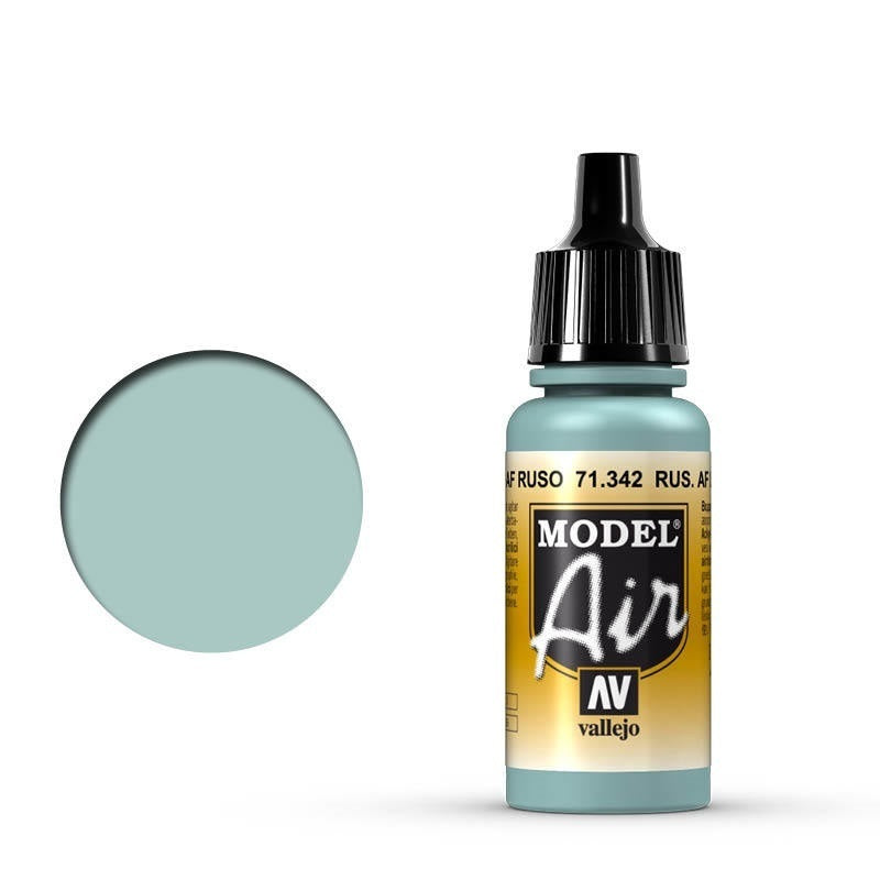 AV71342 Vallejo Model Air Russian AF Light Blue 17ml Acrylic Airbrush Paint [71342] Vallejo