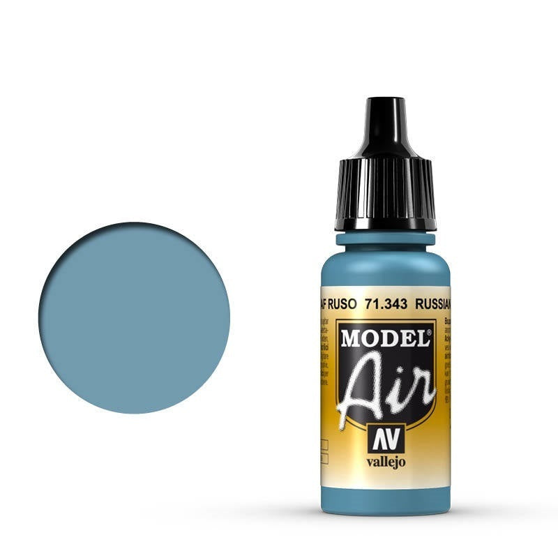 AV71343 Vallejo Model Air Russian AF Grey N.7 17ml Acrylic Airbrush Paint [71343]