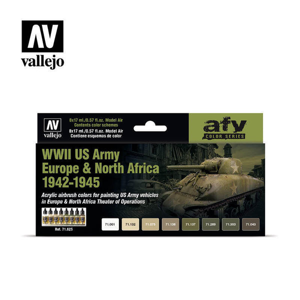 AV71625 Vallejo Model Air US Army Europe & North Africa 1942-1945 [71625]