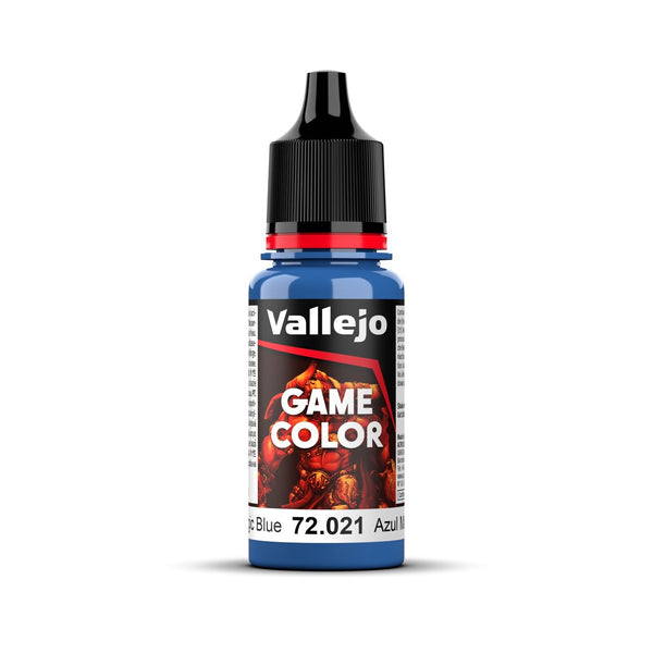 AV72021 Vallejo Game Colour Magic Blue 18ml Acrylic Paint - New Formulation