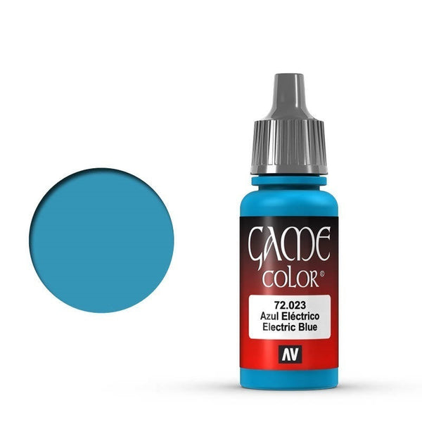 AV72023-OLD Vallejo Game Colour Electric Blue 17 ml Acrylic Paint [72023] - Old Formulation