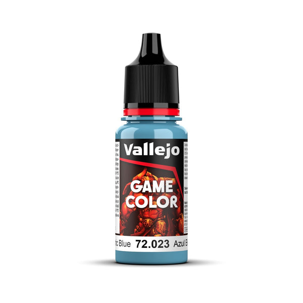 AV72023 Vallejo Game Colour Electric Blue 18ml Acrylic Paint - New Formulation