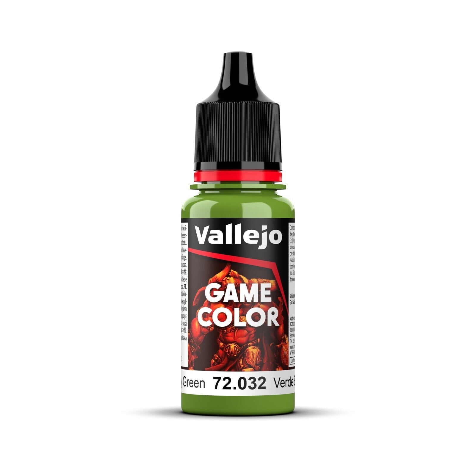 AV72032 Vallejo Game Colour Scorpy Green 18ml Acrylic Paint - New Formulation Vallejo
