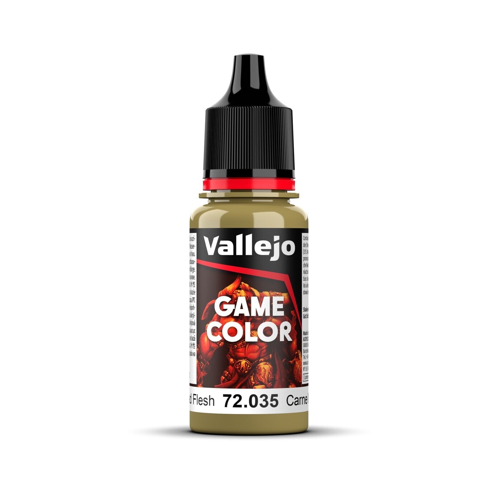 AV72035 Vallejo Game Colour Dead Flesh 18ml Acrylic Paint - New Formulation Vallejo