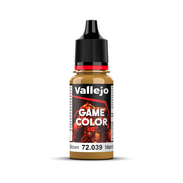 AV72039 Vallejo Game Colour Plague Brown 18ml Acrylic Paint - New Formulation