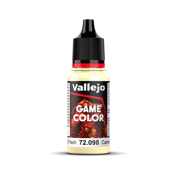 AV72098 Vallejo Game Colour Elfic Flesh 18ml Acrylic Paint - New Formulation