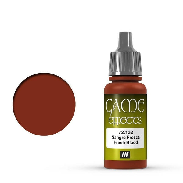 AV72132-OLD Vallejo Game Colour Effects Flesh Blood 17 ml Acrylic Paint [72132] - Old Formulation