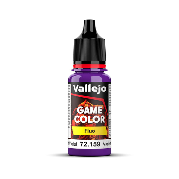 AV72159 Vallejo Game Colour Fluorescent Violet 18ml Acrylic Paint - New Formulation