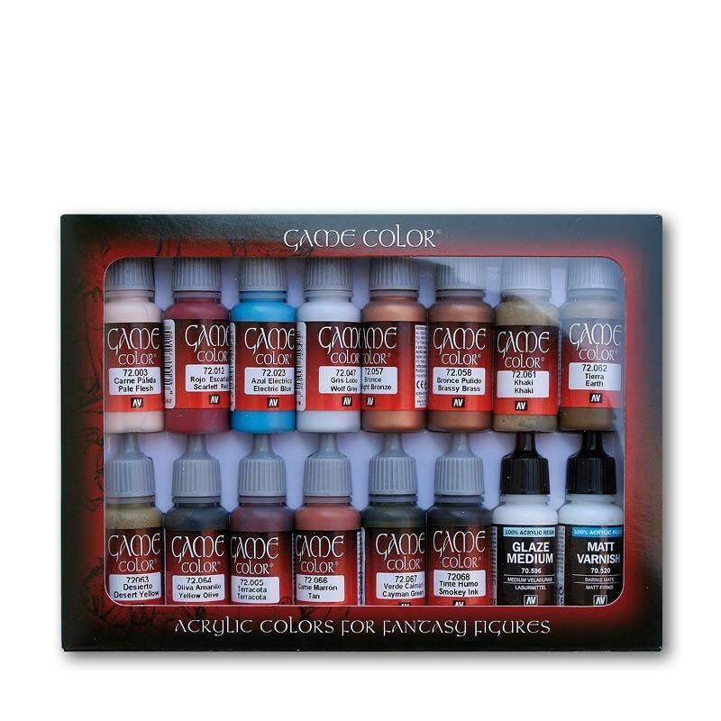 AV72297 Vallejo Game Colour Specialist 16 Colour Set Acrylic Paint [72297]